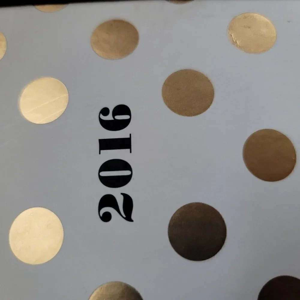 Kate Spade planner polka dot schedule organizer of